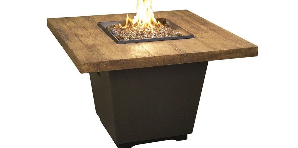 American Fyre Designs Cosmopolitan Square Firetable, 36", GFRC