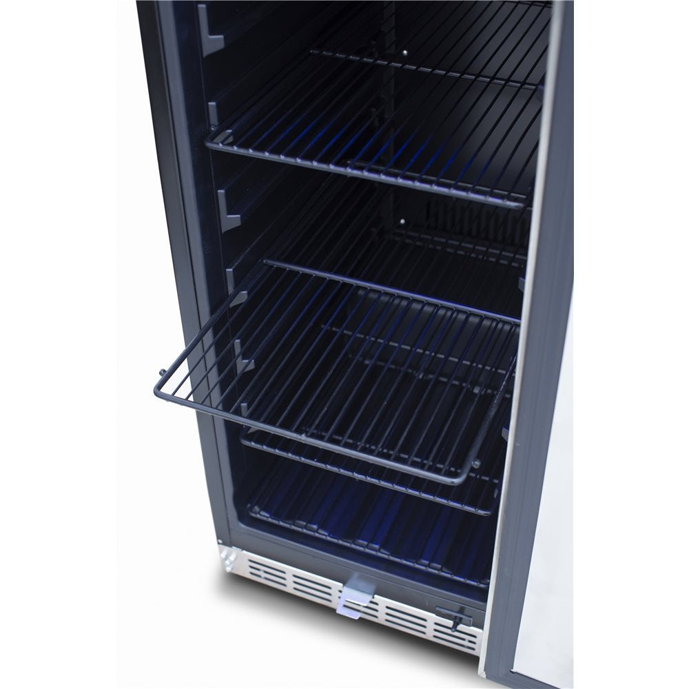 TrueFlame 15" Outdoor Rated Refrigerator with Glass Door