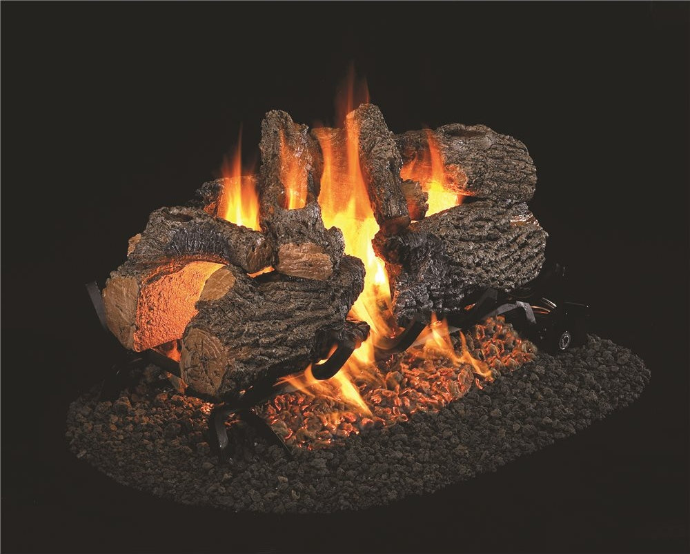 16" CHARRED OAK S/T LOGS