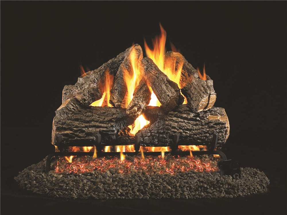 30" Vented Charred Oak Log Set