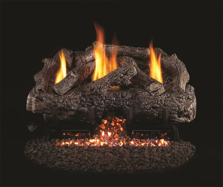16/18" Charred Frontier Oak Log Set