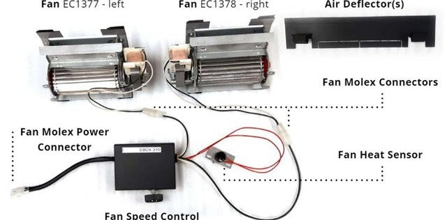 Montigo DelRay Linear Fan Kit