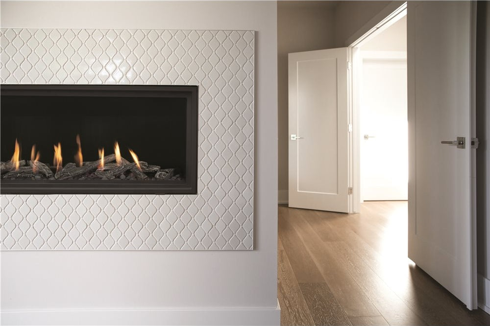 Montigo DelRay 36" Linear Direct Vent Gas Fireplace, Zero-Clearance