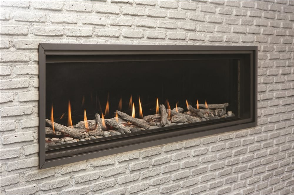 Montigo DelRay 60" Linear Direct Vent Fireplace – Full Load