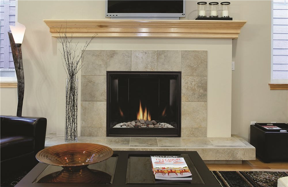 Empire Tahoe Premium 42-Inch Direct-Vent Fireplace, Millivolt