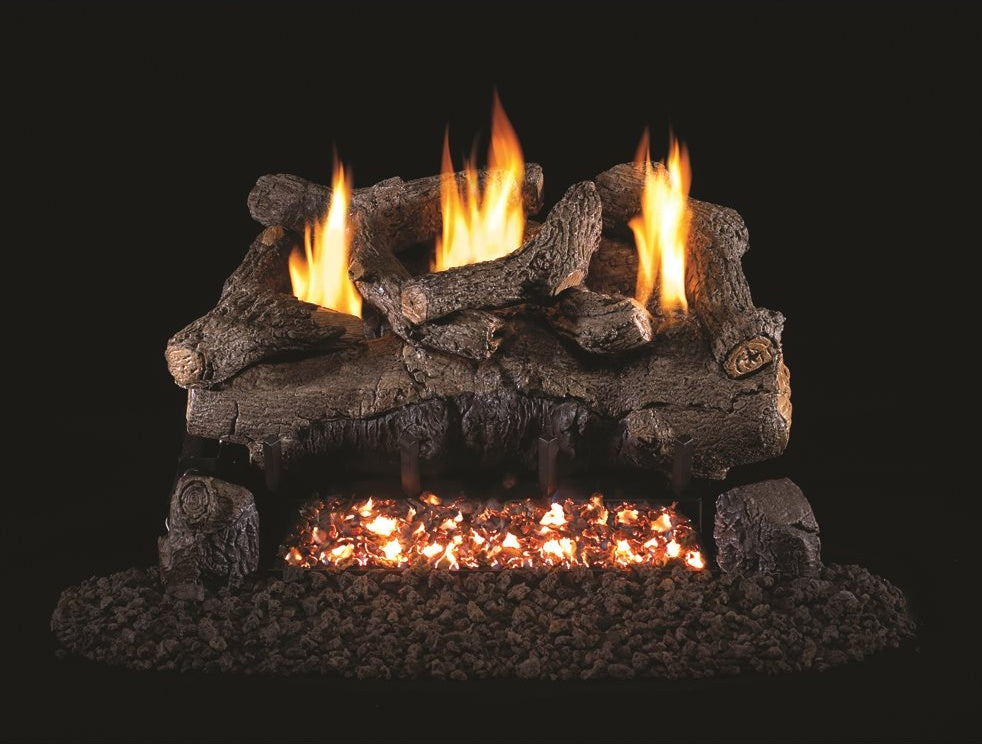 24" EVENING FYRE LOG SET