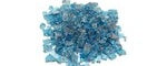 GLASS, CARIBBEAN BLUE