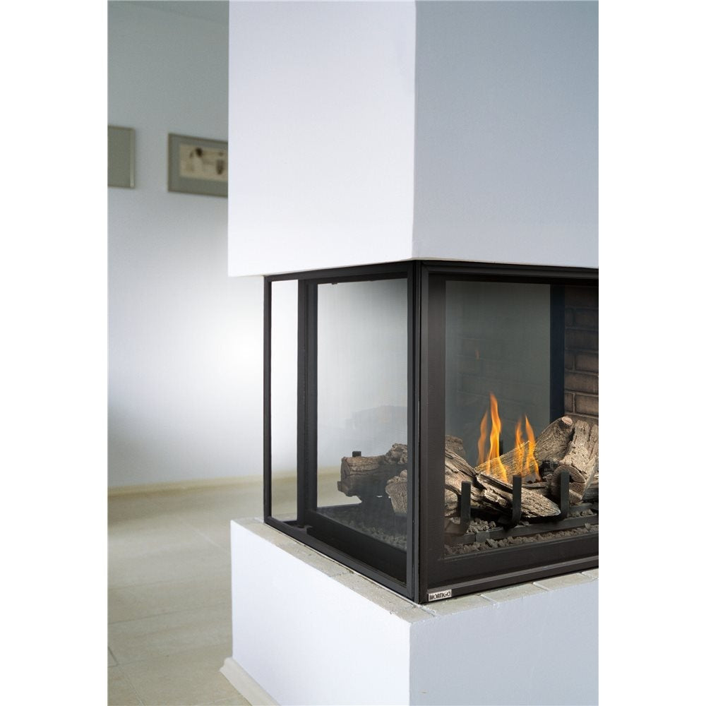 Montigo Divine H38 Pier 3-Sided Fireplace, 32,000 BTU