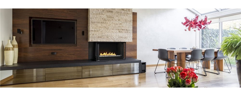 Montigo Divine H38 Bay Fireplace | 34,000 BTU, Proflame 2