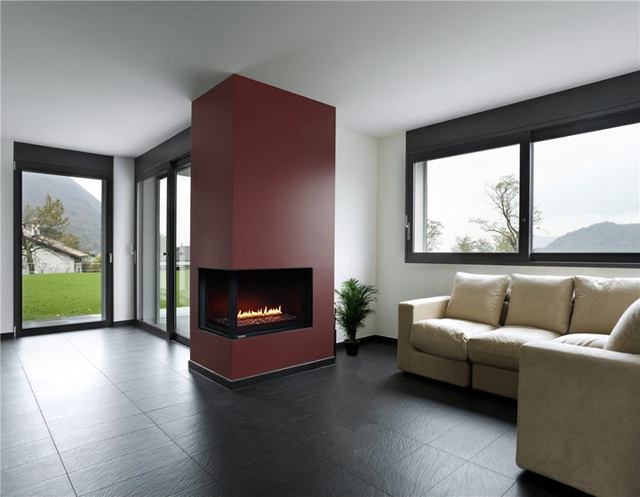 Montigo Divine HL38 Corner Right Direct Vent Fireplace