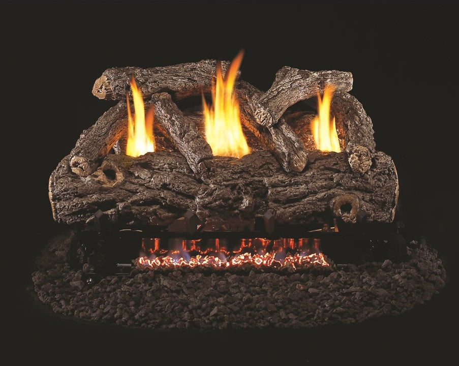 24" Golden Oak Designer Log Set