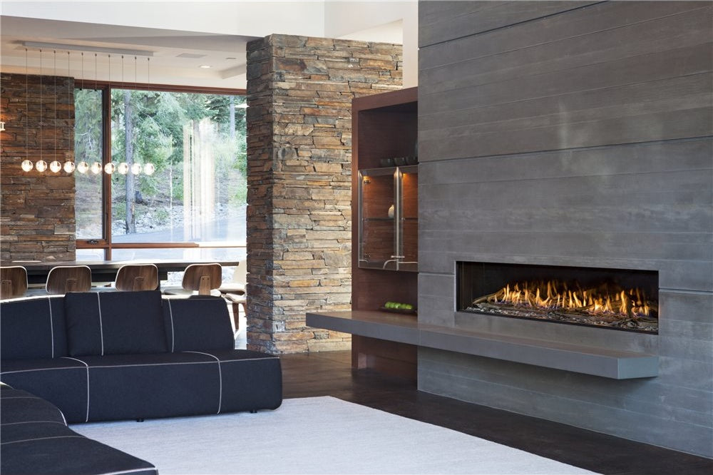 Montigo Exemplar RP424 Peninsula Fireplace, 3-Sided, 48" View