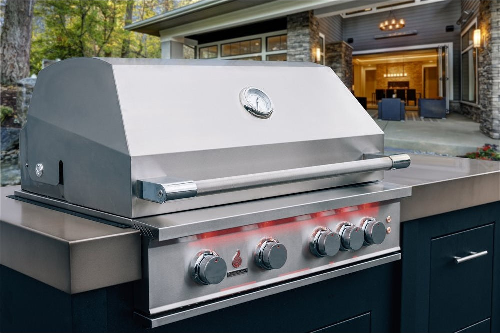 TrueFlame 25 Inch 3 Burner Stainless Steel Gas Grill
